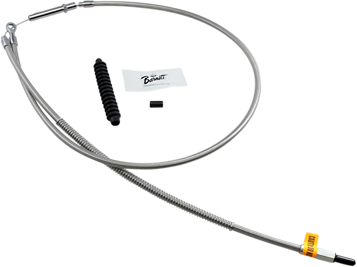 BARNETT High-Efficiency Stainless Steel Clutch Cable for Harley-Davidson - +6" - '08-'16 Touring/Trike 102301004606