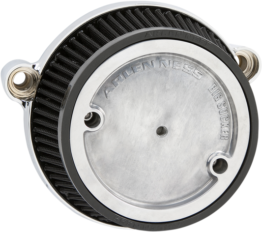 Arlen Ness Big Sucker™ Stage 1 Air Cleaner Kit Chrome Part 18-317