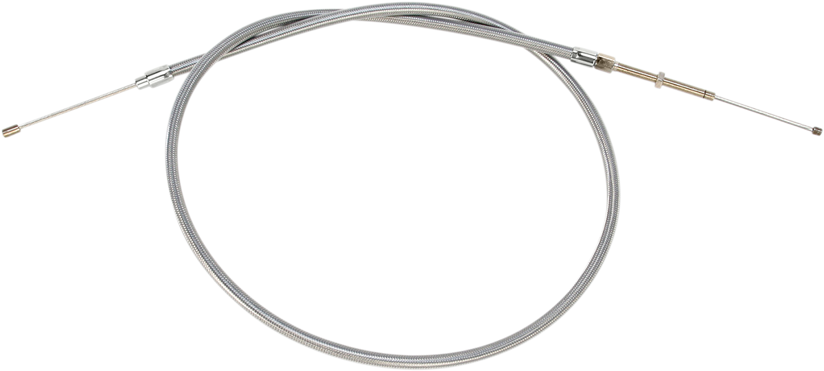 BARNETT High-Efficiency Stainless Steel Clutch Cable for Harley-Davidson - +6" - '71-'85 Sportster 1023010015+6