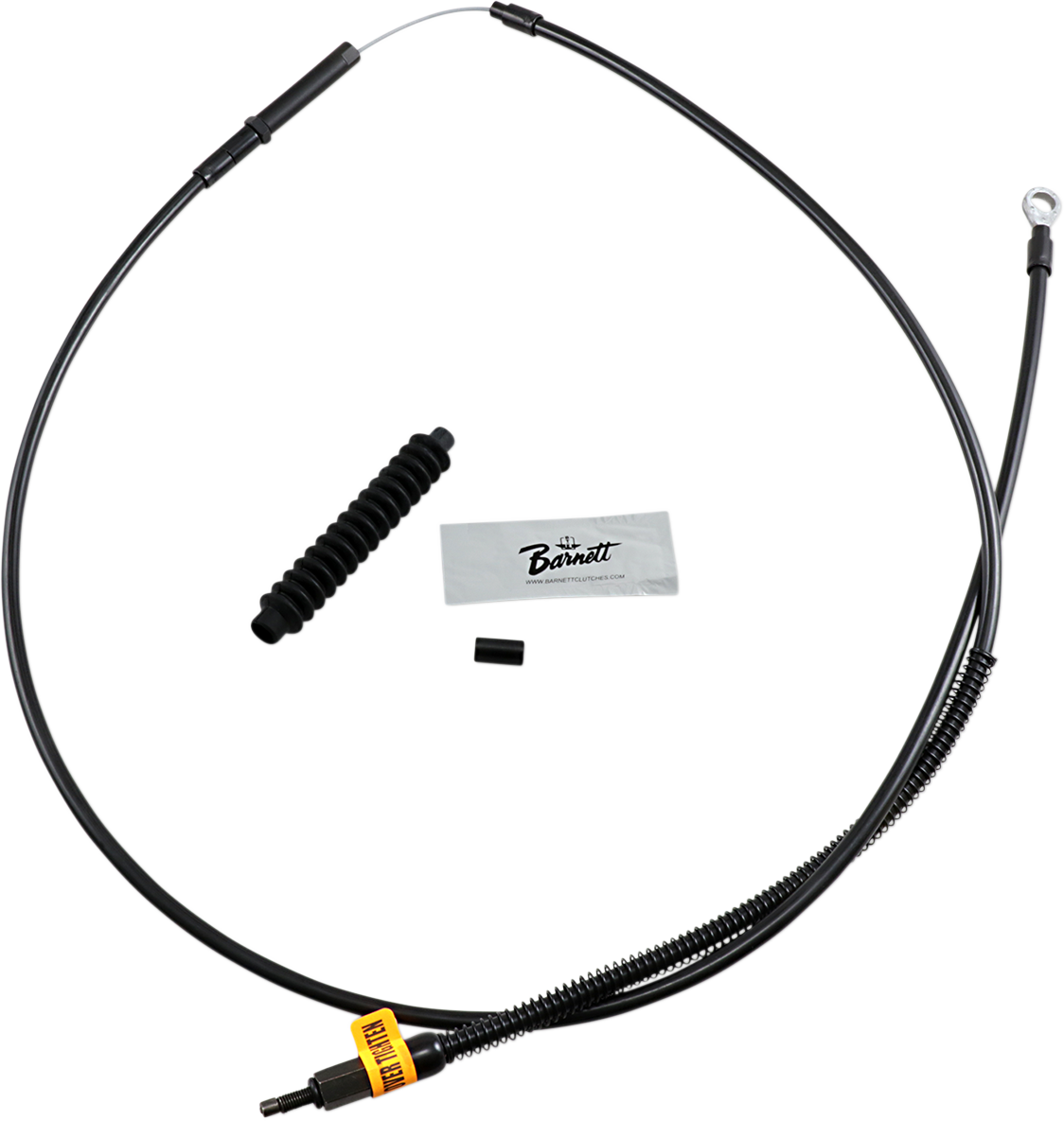 BARNETT High-Efficiency Stealth Clutch Cable - +6" - '96-'07 Dyna/Softail 1313010007HE6