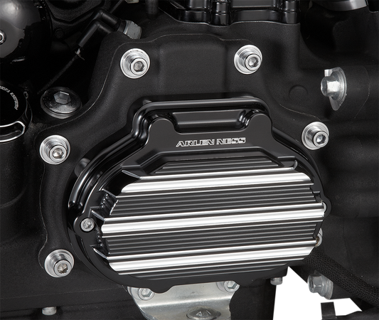 ARLEN NESS 10-Gauge Hydraulic Clutch Actuator Cover - Black/Machined - '14-'20 Harley-Davidson 03-823