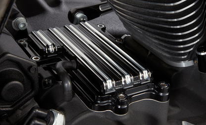ARLEN NESS 10-Gauge Transmission Top Cover - BlackMachined - '06-'17 Harley-Davidson 03-853