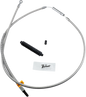 BARNETT High-Efficiency Stainless Steel Clutch Cable for Harley-Davidson - +10" - '89-'06 Touring 102301000510