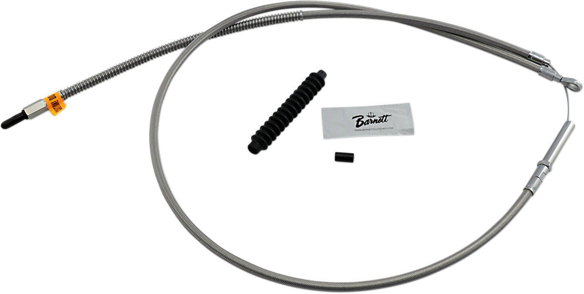 BARNETT High-Efficiency Stainless Steel Clutch Cable for Harley-Davidson - +10" - '08-'16 Touring/Trike 102301004610