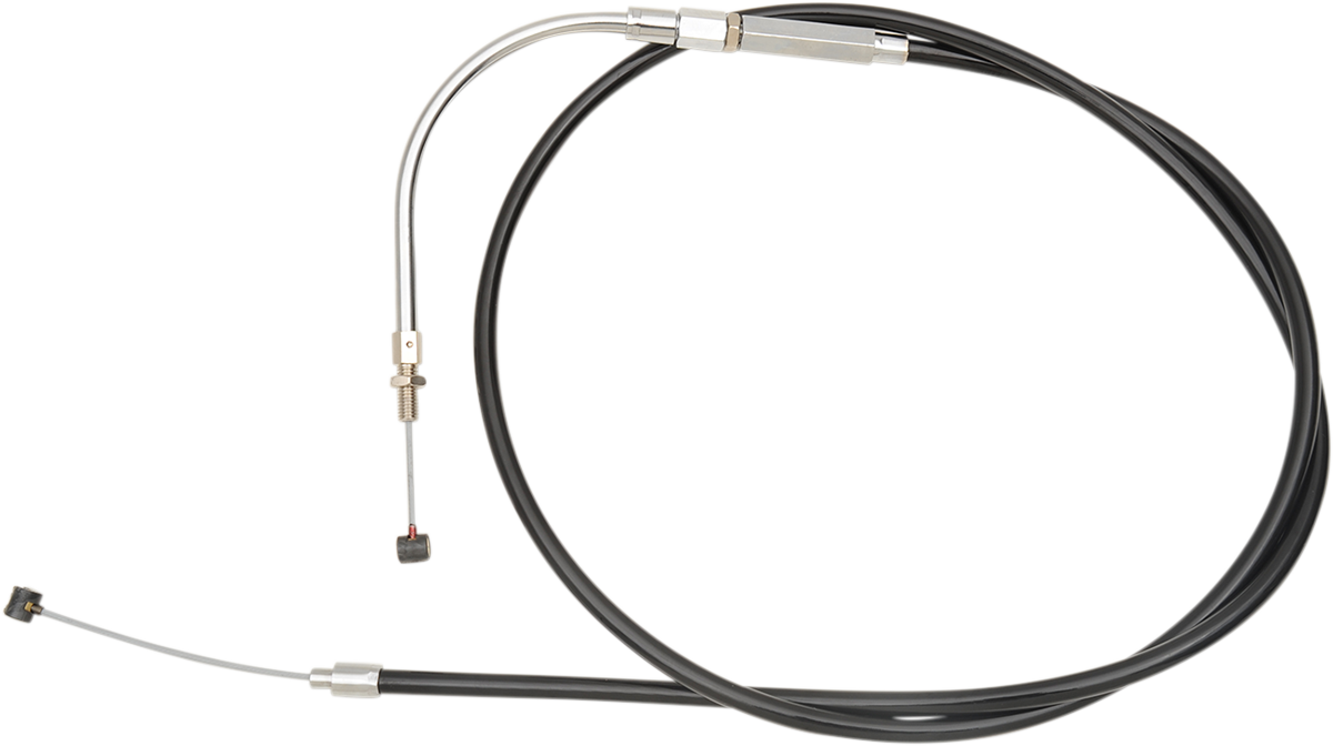 BARNETT Black Vinyl Clutch Cable - +6" - Victory 101-85-10013-06