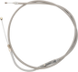 BARNETT Stainless Steel Clutch Cable for Victory - +6" - '03-'07 Hammer/Kingpin/Vegas 102-85-10003-06