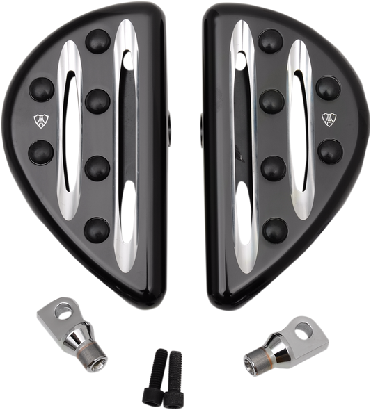 ARLEN NESS Deep Cut Floorboards - Passenger - Black 06-834