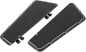 ARLEN NESS Driver Floorboards - Beveled - Black 15-410
