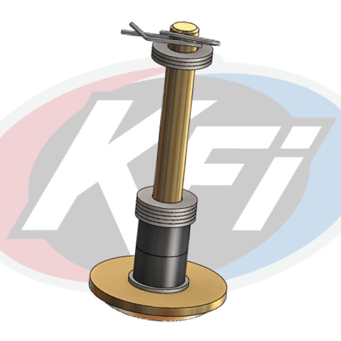 KFI Plow Skid Kit Single - Part Number 105490 for Durable Snow Plow Support