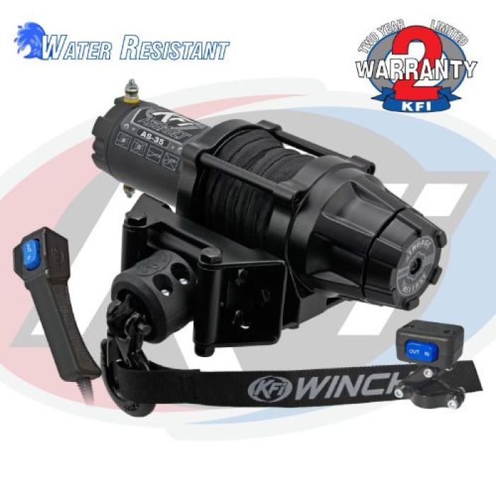 KFI Assault Series 3500 lb Winch with Synthetic Cable, Model AS-35