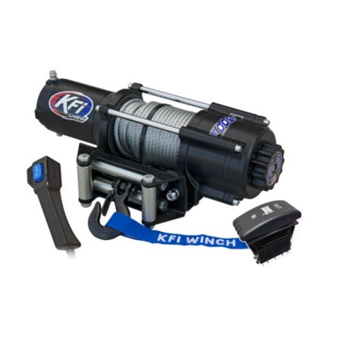 KFI 4500 lb Drive (Wide) UTV Winch U45W-R2 by KFI