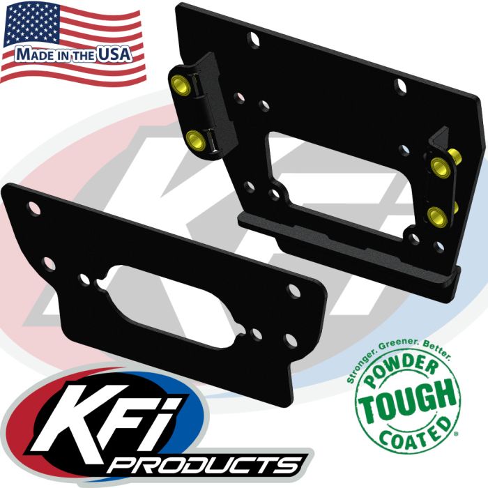 KFI Winch Mount Kit for Kawasaki KRX - Durable Off-Road Accessory