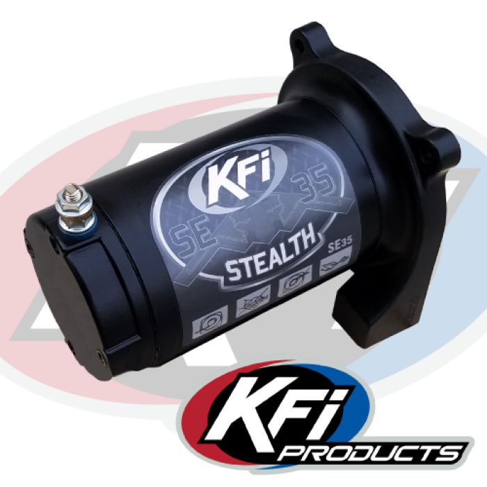 KFI 3500 lb Motor Assembly – Black (Part Number MOTOR-35-BL)