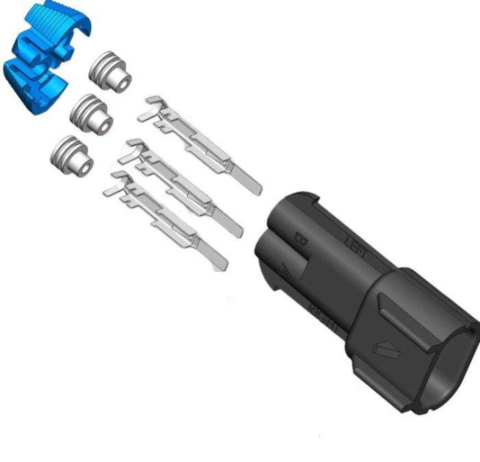 KFI PM-M280-2 Male Plug Actuator End - Heavy-Duty Electrical Connector