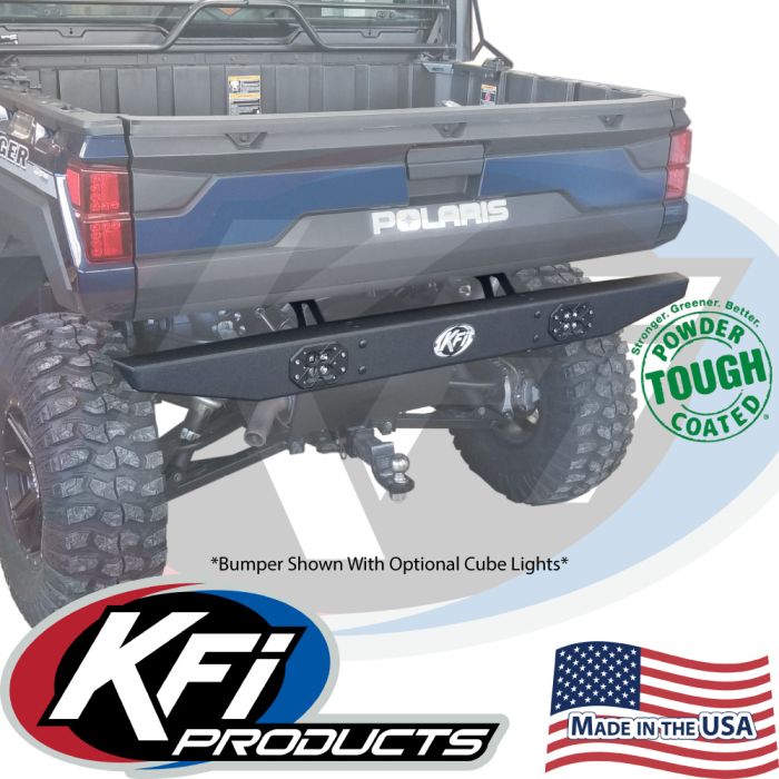KFI Rear Formed Bumper for Polaris Ranger XP1000 - Durable Off-Road Protection