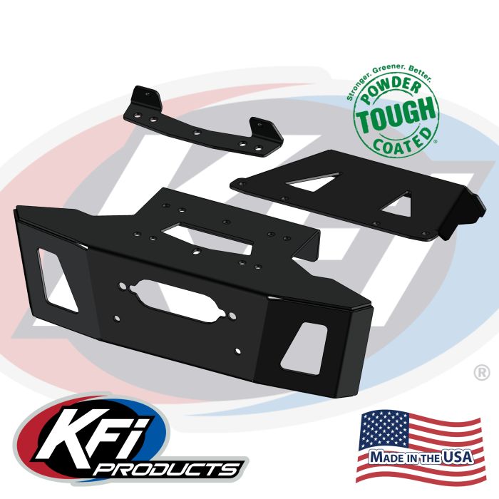 KFI Winch Mount for Polaris RZR XP 1000 - Durable Off-Road Accessory