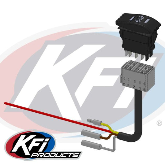 KFI U-Kit - Add Act Backlit Dash Switch and Harness (Part Number: ACT-BLDRS-K)