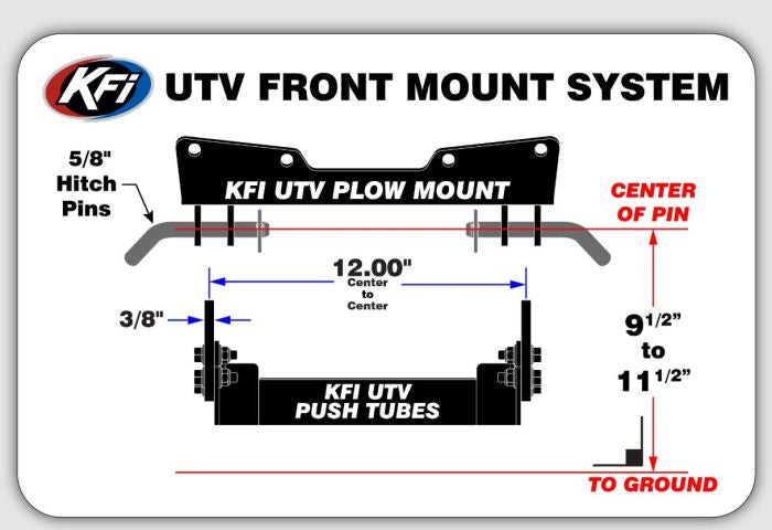KFI UTV Plow Mount for Linhai 700 - Durable and Easy to Install