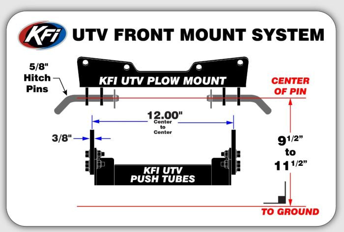 KFI HRF - PRO FXT Lower Receiver Hitch (Part Number 106035)