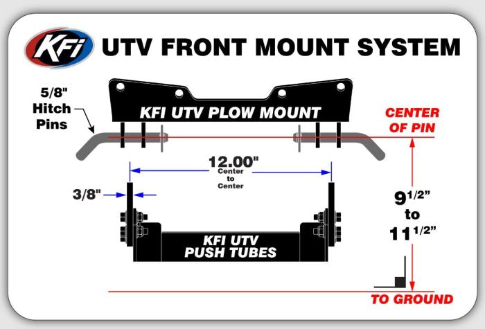 KFI PLOW MOUNT XF3 1000 WARRIOR MXU