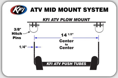 KFI Brute Force 450 Snow Plow Mount - Model 106560 for Heavy-Duty Snow Removal