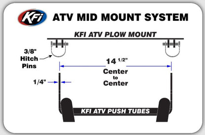 KFI Plow Mount for Kawasaki BF with IRS - Part Number 106655 by KFI