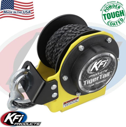 KFI Tigertail-Can-Am Yellow (Part Number 101120-CY) Heavy-Duty Brush Guard