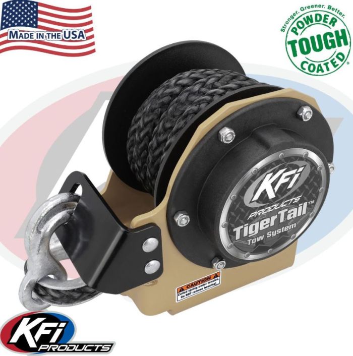 KFI Tigertail Desert Tan - Durable Heavy-Duty Tie Down Strap, Part 101120-DT
