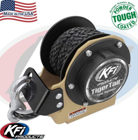 KFI Tigertail Desert Tan - Durable Heavy-Duty Tie Down Strap, Part 101120-DT