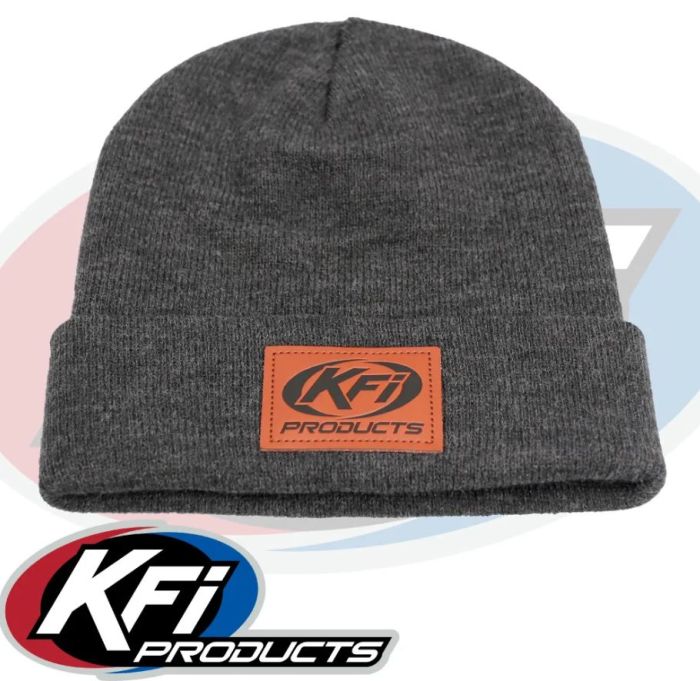 KFI S CAP-R137 GRAY/LEATHER PATCH