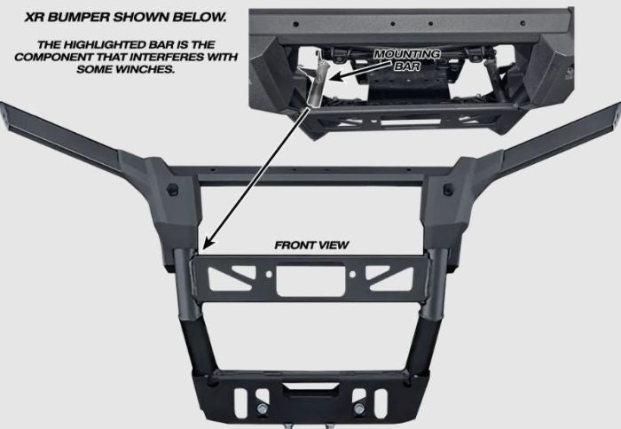 KFI WINCH MOUNT KAWASAKI RIDGE