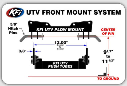 KFI PLOW MOUNT - ARGO CAT KYMCO TRACKER