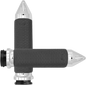 AVON GRIPS Vibration Dampening Memory Foam Grips - Medium - Spike - TBW - Chrome MF-63A-CH-FL-SP
