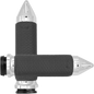 AVON GRIPS Vibration Dampening Memory Foam Grips - Large - Spike - TBW - Chrome MF-63B-CH-FL-SP