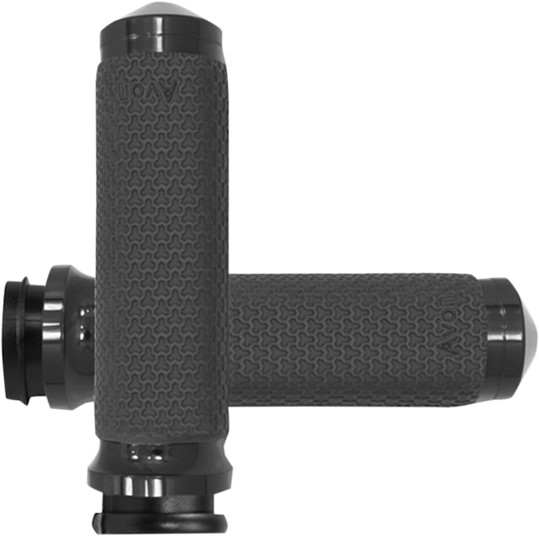 AVON GRIPS Vibration Dampening Memory Foam Grips - Small - TBW - Black MF-63-ANO-FLY