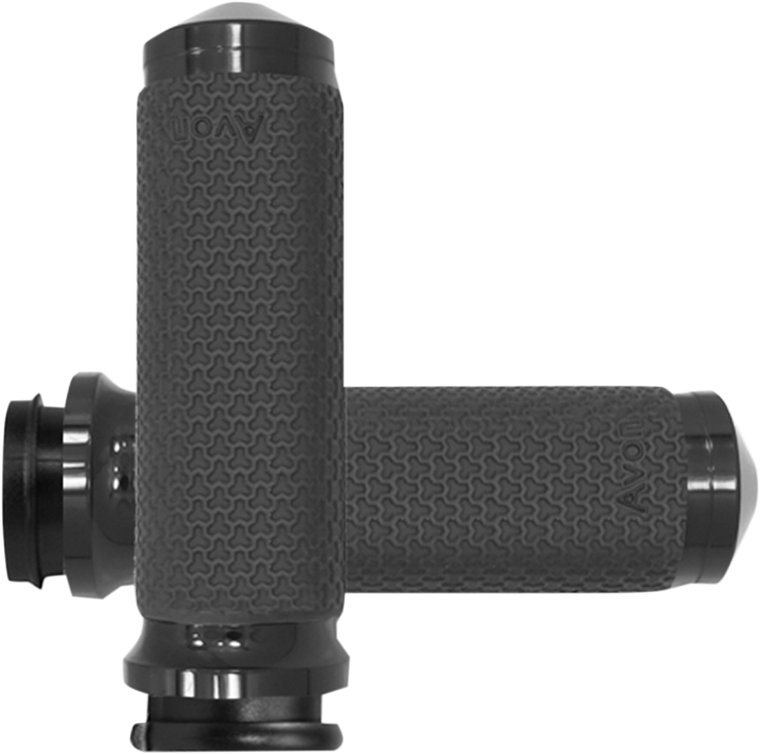AVON GRIPS Vibration Dampening Memory Foam Grips - Medium - TBW - Black MF-63A-ANO-FLY