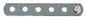 BCKT 6" 6 HOLE CHROME