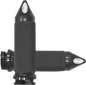 AVON GRIPS Vibration Dampening Memory Foam Grips - Large - Spike - Black MF-63B-ANO-SPK