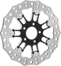 ARLEN NESS Front Rotor - 7 Valve - 11.8" - Black 33-10301-202