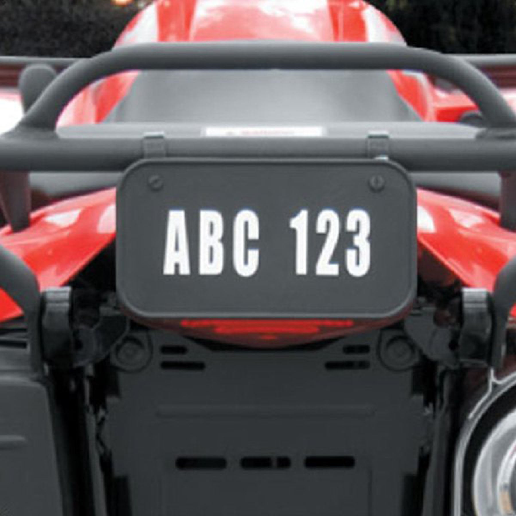 HARDLINEATV License Plate Black