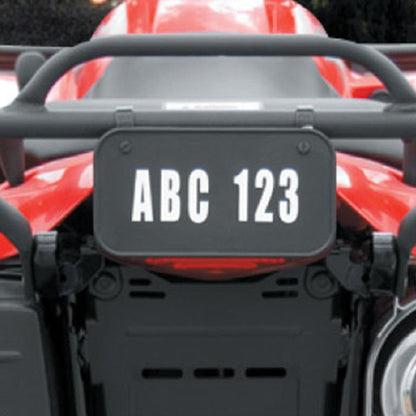 HARDLINEATV License Plate Black