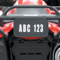 HARDLINEATV License Plate Black