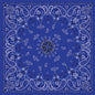 Bobster B002 100% Cotton Navy Paisley Bandanna – Premium 22 x 22 Inches