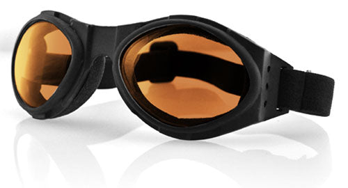 Bobster Bugeye Goggle with Black Frame and Amber Lens - Model BA001A