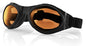 Bobster Bugeye Goggle with Black Frame and Amber Lens - Model BA001A