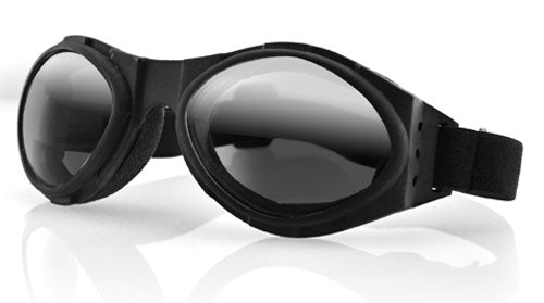 Bobster BAE001R Bugeye Goggle with Black Frame and Smoked Reflective Lens