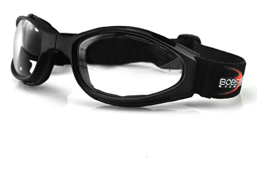 Bobster BCR002 Crossfire Small Folding Goggle with Anti-Fog Clear Lens