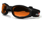 Bobster BCR003 Crossfire Small Folding Goggle with Anti-Fog Amber Lens