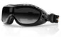 Bobster Night Hawk OTG Goggle with Black Frame and Anti-Fog Smoked Lens