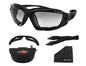 Bobster Renegade Convertible Black Frame with Photochromic Lenses - Part BREN101